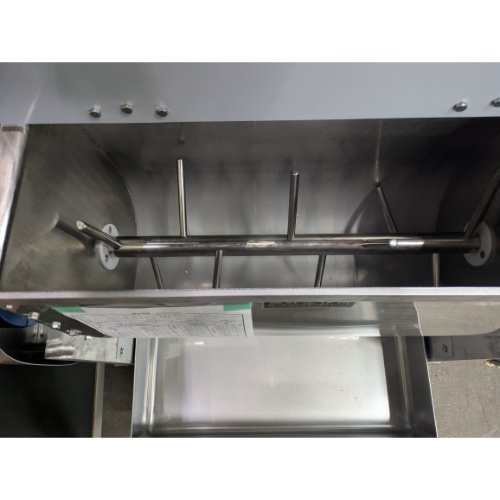 【実業家最長1年引きうける】【中古】練リ機 12.5kg 福井仕立て上げる所 幅1000×奥ふかさ650×高さ930 三相200V 【貨物輸送別途積もり書き】【御勤め用】【飲食店 バス発着場 勝手もと備品 風変わり機械類 御勤め用風変わり機械類】