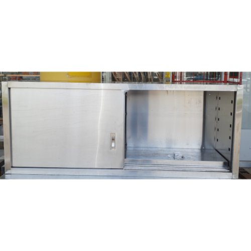 【中古】吊収納家具 幅1500×奥ぶかさ350×高さ600 【貨物輸送別途積もり書き】【お役目用】【飲食店 バス発着場 勝手もと設備 吊収納家具 お役目用吊収納家具】