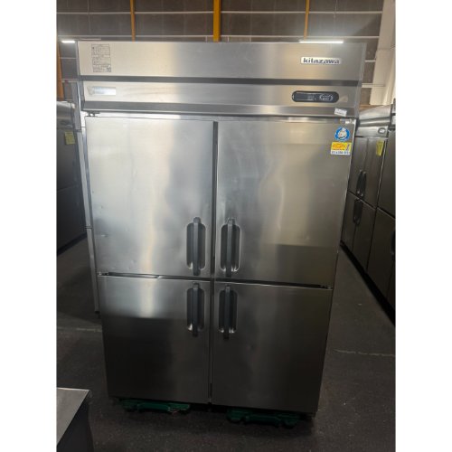 【中古】縦型冷凍庫 北沢産業 KGRN-124FMD-F 幅1200×奥行650×高さ1950 三相200V 【送料別途見積】【業務用】【飲食店 店舗 厨房機器 冷凍庫 業務用冷凍庫】