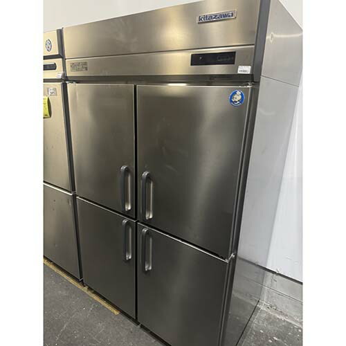 【中古】縦型冷凍器 北沢産業 KARD-124FMD-F 幅1200×奥ふかさ800×高さ1950 三相200V 【貨物輸送別途積もり書き】【御役目用】【飲食店 バス発着場 勝手もと装具 冷凍器 御役目用冷凍器】