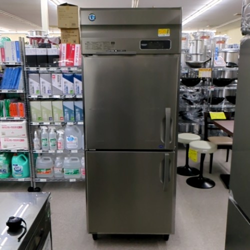【実業界最長1年引き受ける】【中古】縦型封鎖電気冷蔵庫 1凍1蔵 ホシザキ HRF-75A 幅750×奥ふかさ800×高さ1910 【貨物輸送別途積もり書き】【御役目用】【飲食店 バス発着場 御厨子所計器 封鎖電気冷蔵庫 御役目用封鎖電気冷蔵庫】