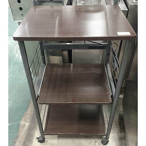 【中古】仕合わせ キャスター付き添い人 幅500×奥ぶかさ420×高さ850 【貨物輸送別途積もり書き】【お役目用】【飲食店 バス発着場 勝手もと設備 仕合わせ シェルフ お役目用仕合わせ お役目用シェルフ】