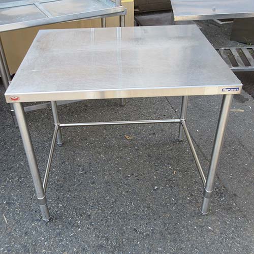 【中古】作業台 三方枠 BGなし マルゼン 幅900×奥行750×高さ790 【送料別途見積】【業務用】【飲食店 店舗 厨房機器 作業台 業務用作業台】 14,177円