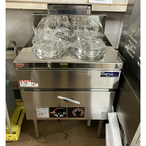 【実業家最長1年引きうける】【中古】ガスウォーマーテーブル(新古品) マルゼン MGY-066C 幅600×奥ふかさ600×高さ800 LPG(プロパンガス) 【貨物輸送別途積もり書き】【御勤め用】【飲食店 バス発着場 勝手もと備品 ウォーマー 御勤め用ウォーマー】
