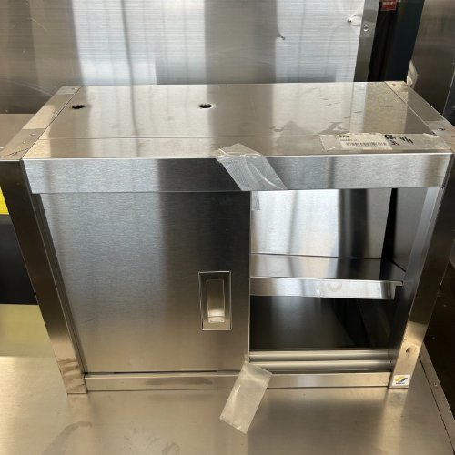 【中古】吊収納家具 幅600×奥ぶかさ300×高さ450 【貨物輸送別途積もり書き】【お役目用】【飲食店 バス発着場 勝手もと設備 吊収納家具 お役目用吊収納家具】