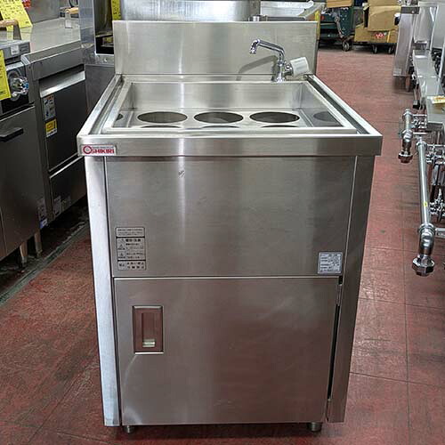 【業界最長1年保証】【中古】ゆで麺機 押切電機 OPB-120B 幅600&times;奥行750&times;高さ800 三相200V 【送料別途見積】【業務用】【飲食店 店舗 厨房機器 ゆで麺機 業務用ゆで麺機】｜厨房機器と店舗用品 TENPOS