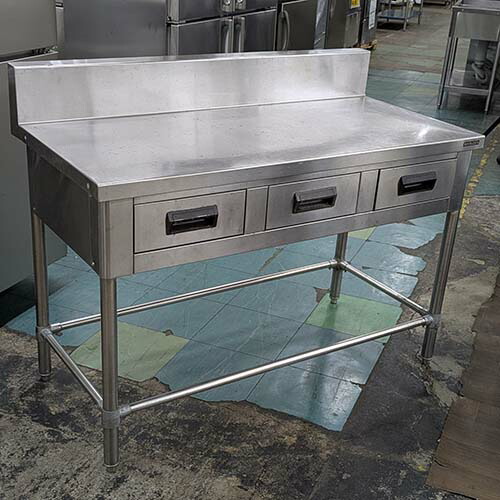 ⭐︎中古品 マルゼン 収納作業台(引き出し付き) 1500×600×800mm 厨房