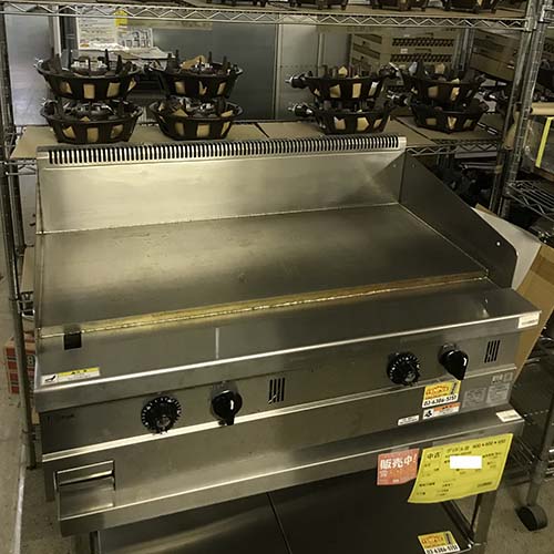【業界最長1年保証】【中古】ガスグリドル フジマック FGFT90602TC 幅900&times;奥行600&times;高さ260 LPG(プロパンガス) 【送料別途見積】【業務用】【飲食店 店舗 厨房機器 グリドル 鉄板焼器 業務用グリドル 業務用鉄板焼器】｜厨房機器と店舗用品 TENPOS