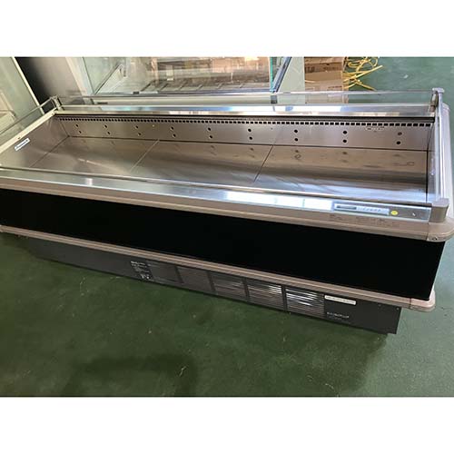 【中古】平型封鎖陳列箱 パナソニック(Panasonic) TEM-987SSA3 幅2400×奥ふかさ900×高さ800 三相200V 【貨物輸送別途積もり書き】【御役目用】【飲食店 バス発着場 御厨子所計器 平型陳列箱 御役目用平型陳列箱】