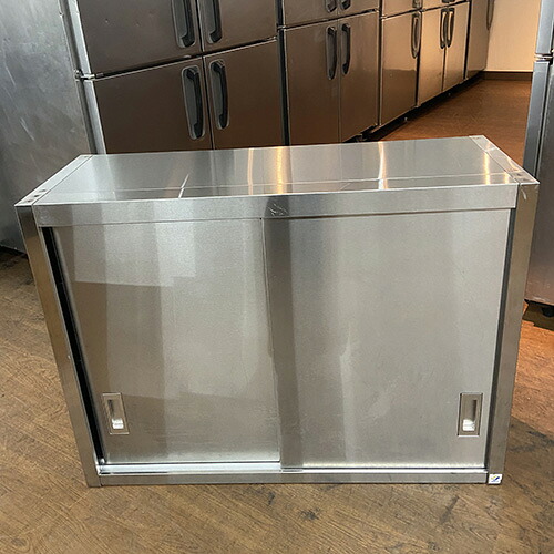 【中古】吊戸棚 幅1000&times;奥行350&times;高さ750 【送料無料】【業務用】【飲食店 店舗 厨房機器 吊戸棚 業務用吊戸棚】｜厨房機器と店舗用品 TENPOS