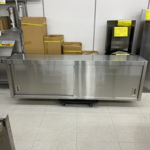 【中古】吊戸棚(パススルータイプ) 幅1900×奥行300×高さ600 【送料別途見積】【業務用】【飲食店 店舗 厨房機器 吊戸棚 業務用吊戸棚】