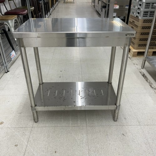 【中古】作業台 BGなし 幅750×奥行450×高さ800 【送料別途見積】【業務用】【飲食店 店舗 厨房機器 作業台 業務用作業台】