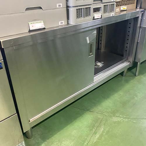 【中古】膳立て台 BGなし マルゼン 幅1500×奥ぶかさ600×高さ800 【貨物輸送別途積もり書き】【お役目用】【飲食店 バス発着場 勝手もと設備 膳立て台 お役目用膳立て台】