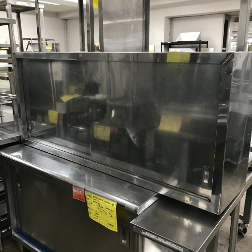 【中古】吊押し入れ 幅1500×奥ふかさ350×高さ650 【貨物輸送別途積もり書き】【御勤め用】【飲食店 バス発着場 勝手もと備品 吊押し入れ 御勤め用吊押し入れ】