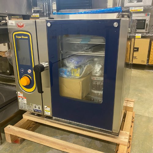 【実業家最長1年引きうける】【中古】スチームコンベクションオーブン マルゼン SSCG-05MD 幅700×奥ふかさ600×高さ685 LPG(プロパンガス) 【貨物輸送別途積もり書き】【御勤め用】【飲食店 バス発着場 勝手もと備品 オーヴン 御勤め用オーヴン】