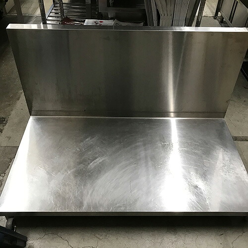 【中古】吸いもの台 BGあり 幅1300×奥ぶかさ750×高さ140 【貨物輸送別途積もり書き】【お役目用】【飲食店 バス発着場 勝手もと設備 屁っ放り台 お役目用屁っ放り台】