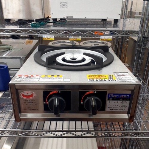 【中古】卓上ガスコンロ マルゼン M-211C 幅350×奥ふかさ420×高さ160 都市屁っ放り 【貨物輸送別途積もり書き】【お役目用】【飲食店 バス発着場 勝手もと装置 卓上ガスコンロ お役目用卓上ガスコンロ】