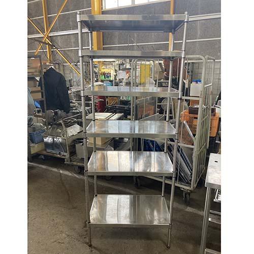 楽天市場】【中古】 業務用 ステンレス ラック棚 幅800×奥行350×高