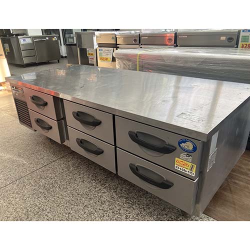 【中古】ドロワーコールドテーブル パナソニック(Panasonic) SUR-DG1671-2B1 幅1635×奥行750×高さ550 【送料別途見積】【業務用】【飲食店 店舗 厨房機器 ドロワーコールドテーブル 業務用ドロワーコールドテーブル】