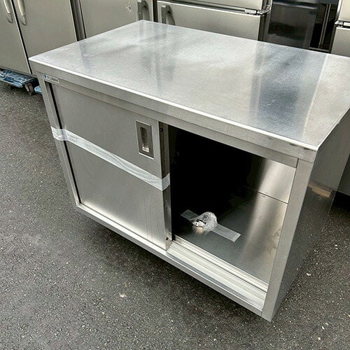 【中古】調理台 BGなし フジマック 幅1000×奥行600×高さ830 【送料別途見積】【業務用】【飲食店 店舗 厨房機器 調理台 業務用調理台】