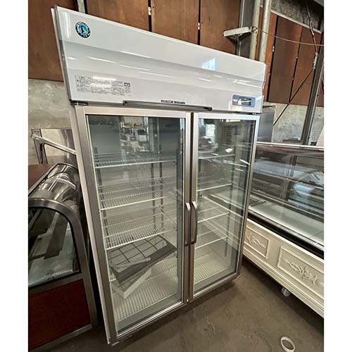 【中古】氷るリーチインショーケース ホシザキ FS-120AT3-W 幅1200×奥ふかさ650×高さ1970 単相100V/三相200V 【貨物輸送別途積もり書き】【御勤め用】【飲食店 バス発着場 勝手もと備品 リーチインショーケース 御勤め用リーチインショーケース】