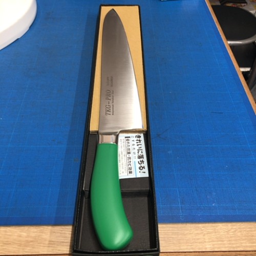 【アウトレット】エコクリーン カラー牛刀(両刃) 30cm 緑 遠藤商事 TKGPRO 【送料別途見積】【未使用品】【業務用】【飲食店 店舗 調理道具 調理機器 包丁 まな板 業務用包丁 業務用まな板】 10,996円
