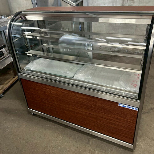 【中古】冷ややかさ冷蔵陳列棚 大穂製造所 OHGF-Ta-1200B 幅1200×奥ふかさ500×高さ1150 【貨物輸送別途積もり書き】【お役目用】【飲食店 バス発着場 勝手もと装置 冷蔵陳列棚 お役目用冷蔵陳列棚】