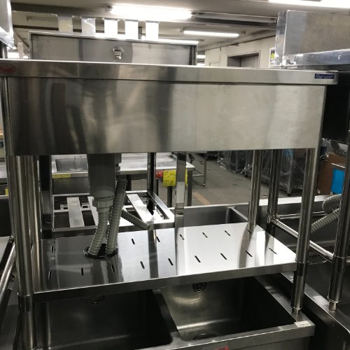 【中古】一槽シンク 水切り付き 左水槽 BGなし マルゼン 幅900&times;奥行450&times;高さ800 【送料別途見積】【業務用】【飲食店 店舗 厨房機器 一槽シンク 業務用一槽シンク】｜厨房機器と店舗用品 TENPOS