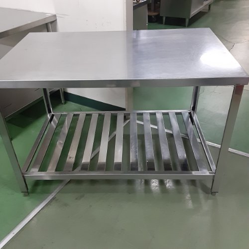 【中古】作業台 BGなし 幅1200×奥行750×高さ800 【送料別途見積】【業務用】【飲食店 店舗 厨房機器 作業台 業務用作業台】