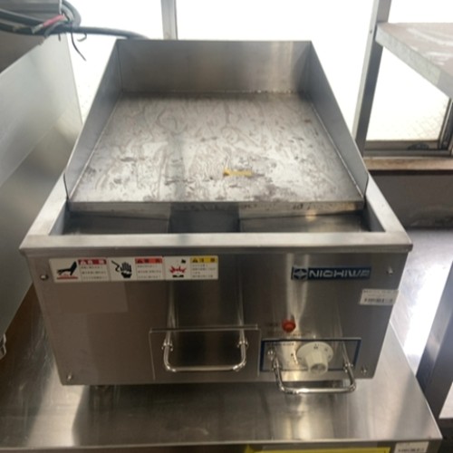 【中古】電気式グリドル ニチワ電機 TEG-450 幅450×奥行600×高さ300 三相200V 【送料無料】【業務用】【飲食店 店舗 厨房機器 グリドル 鉄板焼器 業務用グリドル 業務用鉄板焼器】|厨房機器と店舗用品 TENPOS