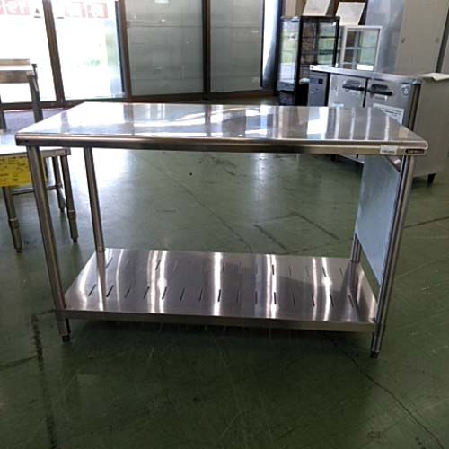 【中古】作業台 幅1200×奥行600×高さ800 【送料別途見積】【業務用】【飲食店 店舗 厨房機器 作業台 業務用作業台】