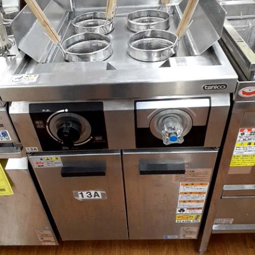 4711【程度良好】タニコー ゆで麺器 TGUS-60A 9テボ 都市ガス 楽天市場】【業界最長1年保証】【中古】角型ゆで麺器 タニコー TGUS