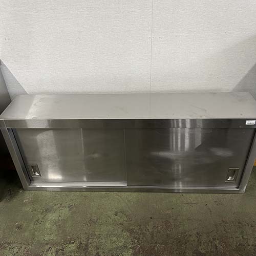 【中古】吊収納家具 幅1500×奥ぶかさ300×高さ610 【貨物輸送別途積もり書き】【お役目用】【飲食店 バス発着場 勝手もと設備 吊収納家具 お役目用吊収納家具】