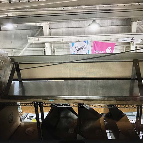 【中古】平棚 幅1100 【送料別途見積】【業務用】【飲食店 店舗 厨房機器 平棚 上棚 業務用平棚 業務用上棚】