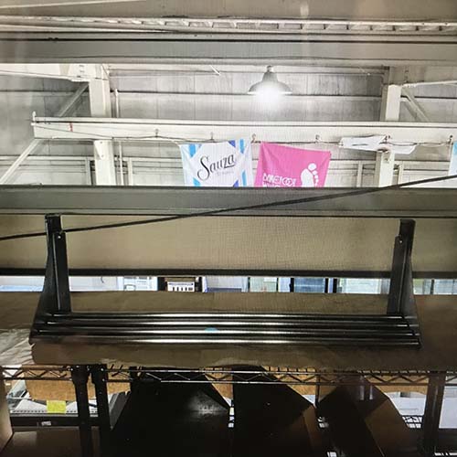 【中古】煙管棚 幅900 【貨物輸送別途積もり書き】【お役目用】【飲食店 バス発着場 勝手もと設備 煙管棚 お役目用煙管棚】