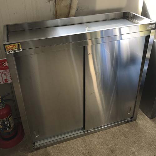 【中古】吊収納家具 マルゼン 幅1200×奥ぶかさ350×高さ950 【貨物輸送別途積もり書き】【お役目用】【飲食店 バス発着場 勝手もと設備 吊収納家具 お役目用吊収納家具】