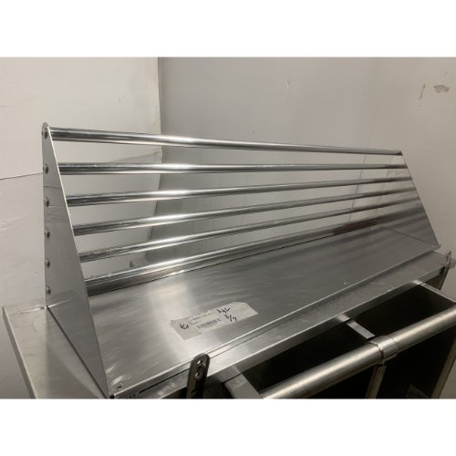 【中古】導管棚 背板付き添い人 幅1200×奥ふかさ300×高さ250 【貨物輸送無料】【御役目用】【飲食店 バス発着場 御厨子所計器 導管棚 御役目用導管棚】