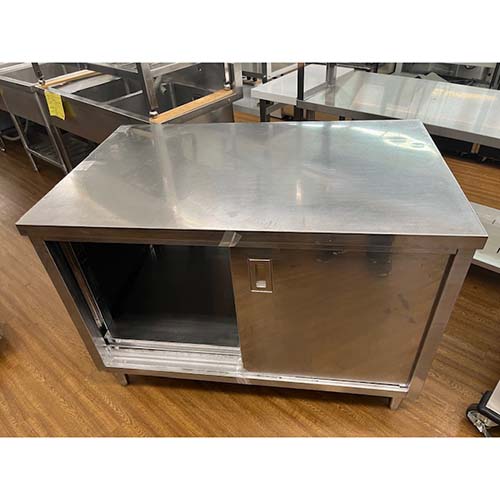 【中古】膳立て台 BGなし 幅1200×奥ぶかさ750×高さ800 【貨物輸送別途積もり書き】【お役目用】【飲食店 バス発着場 勝手もと設備 膳立て台 お役目用膳立て台】