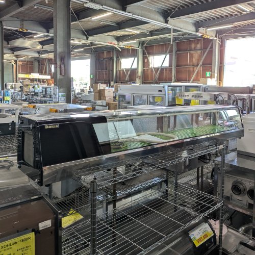 【業界最長1年保証】【中古】ネタケース 大和冷機 DN601-L 幅1800×奥行290×高さ275 【送料別途見積】【業務用】【飲食店 店舗 厨房機器 ネタケース 業務用ネタケース】