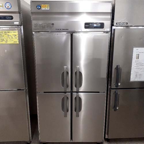 【実業家最長1年引きうける】【中古】縦型電気冷蔵庫 ホシザキ HR-90-ML 幅900×奥ふかさ800×高さ1890 【貨物輸送別途積もり書き】【御勤め用】【飲食店 バス発着場 勝手もと備品 電気冷蔵庫 御勤め用電気冷蔵庫】