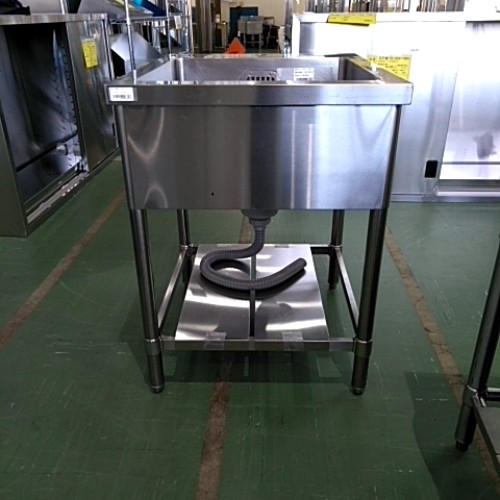 【中古】一槽シンク BGなし 幅600&times;奥行700&times;高さ800 【送料別途見積】【業務用】【飲食店 店舗 厨房機器 一槽シンク 業務用一槽シンク】｜厨房機器と店舗用品 TENPOS
