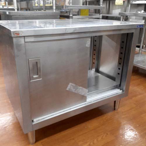 【中古】両面調理台 BGなし 幅900×奥行600×高さ750 【送料別途見積】【業務用】【飲食店 店舗 厨房機器 調理台 業務用調理台】
