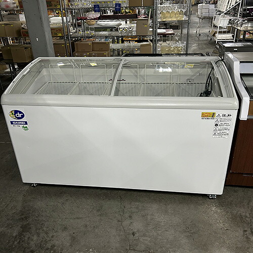【実業界最長1年引き請ける】【中古】封鎖陳列棚 ダイレイ R10-150e 幅1500×奥ふかさ650×高さ880 【貨物輸送別途積もり書き】【お役目用】【飲食店 バス発着場 勝手もと装置 冷蔵陳列棚 お役目用冷蔵陳列棚】