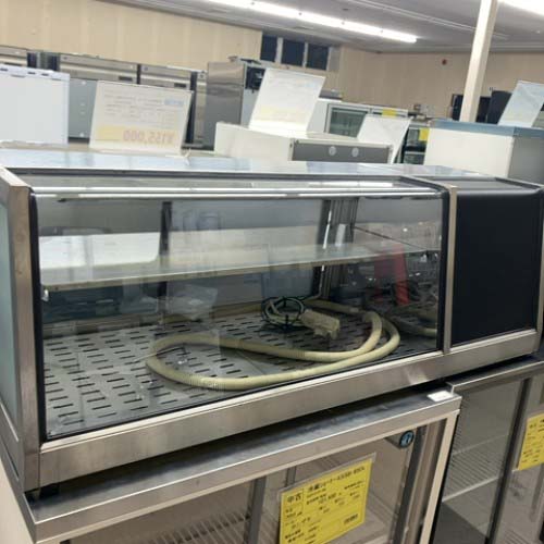 【実業家最長1年引きうける】【中古】冷蔵ネタ容れもの 大穂製造所 OH-SV-1200R 幅1200×奥ふかさ400×高さ415 【貨物輸送別途積もり書き】【御勤め用】【飲食店 バス発着場 勝手もと備品 ネタ容れもの 御勤め用ネタ容れもの】