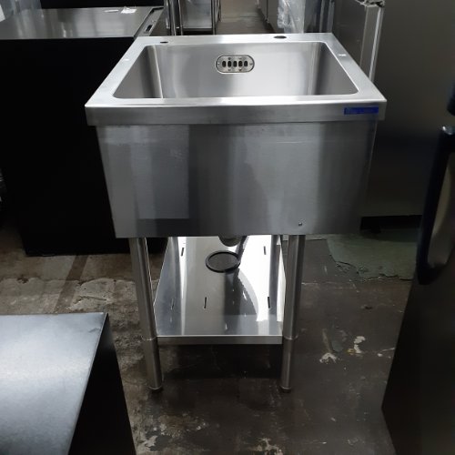 【中古】一槽シンク BGなし 幅560×奥行600×高さ850 【送料別途見積】【業務用】【飲食店 店舗 厨房機器 一槽シンク 業務用一槽シンク】