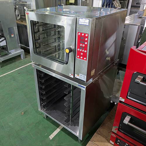 【楽天市場】【業界最長1年保証】【中古】コンベクションオーブン 架台付き マルゼン MBCO-4M-LP 幅700×奥行700×高さ1380