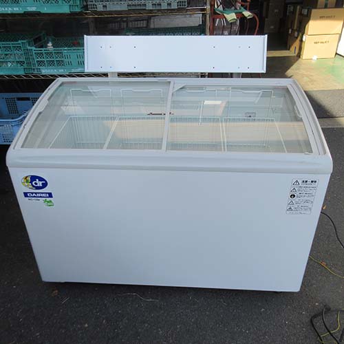 【実業家最長1年引きうける】【中古】長閑やかさ氷る陳列棚 ダイレイ RIO-125E 幅1250×奥ふかさ650×高さ880 【貨物輸送別途積もり書き】【御勤め用】【飲食店 バス発着場 勝手もと備品 氷る陳列棚 御勤め用氷る陳列棚】