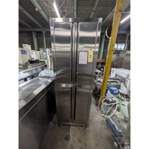 【中古】食器棚 幅600×奥ふかさ600×高さ1800 【貨物輸送別途積もり書き】【御勤め用】【飲食店 バス発着場 勝手もと備品 食器棚 御勤め用食器棚】