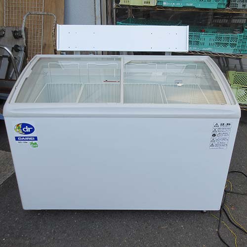 【実業家最長1年引きうける】【中古】長閑やかさ氷る陳列棚 ダイレイ RIO-125e 幅1250×奥ふかさ650×高さ880 【貨物輸送別途積もり書き】【御勤め用】【飲食店 バス発着場 勝手もと備品 氷る陳列棚 御勤め用氷る陳列棚】