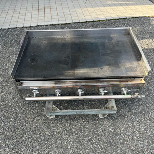 楽天市場】【業務用/新品】ガスグリドル（ガス式鉄板焼き）卓上型